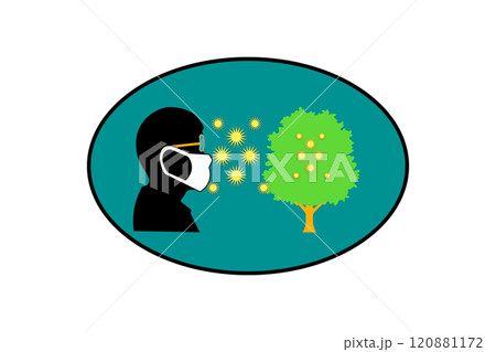 花粉対策の日　1月23日 120881172