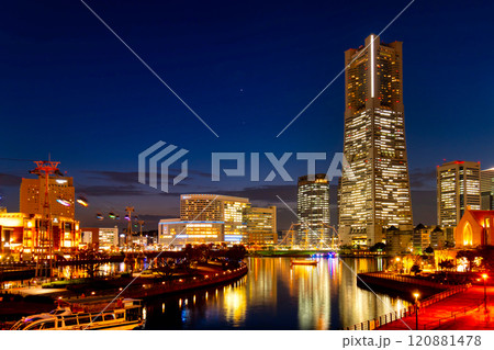 横浜・みなとみらい夜景 120881478