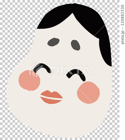 おかめのベクターイラスト 120881530