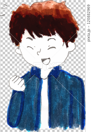 有動力的男孩握拳 120882969