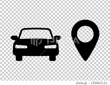 車　ピン　アイコン 120883112
