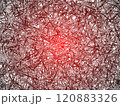 とげとげのテクスチャ(赤） 120883326