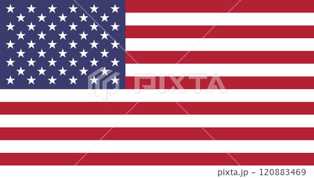 アメリカ合衆国の国旗 アメリカ合衆国の国旗 120883469