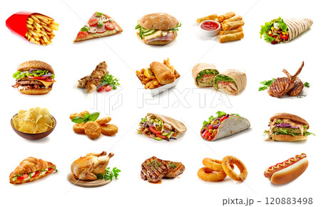 Fast food collection Fast food collection 120883498