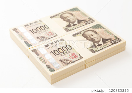 白背景に400万円 120883836
