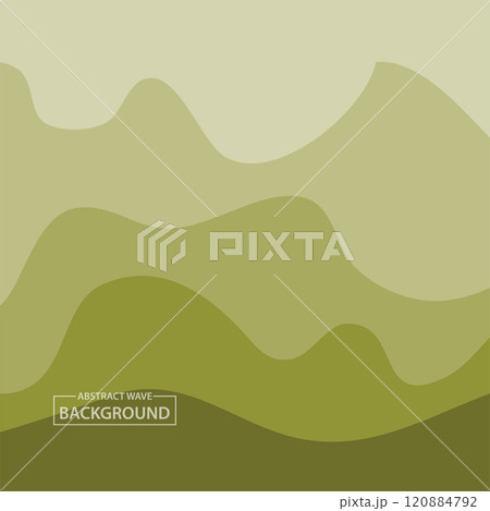 Water Wave Background Design, Abstract Vector Blue Ocean Walpaper Template 120884792