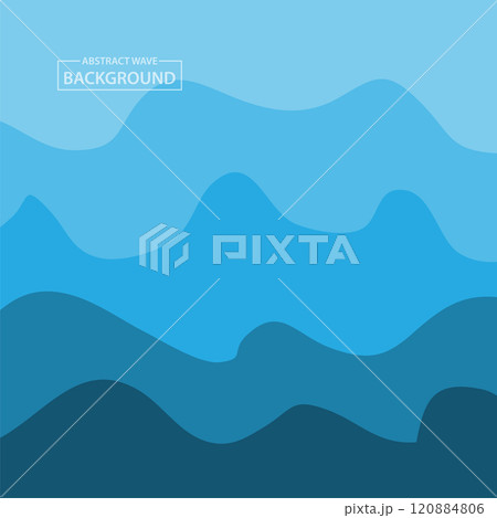 Water Wave Background Design, Abstract Vector Blue Ocean Walpaper Template Water Wave Background Design, Abstract Vector Blue Ocean Walpaper Template 120884806