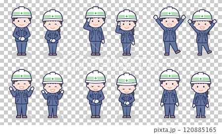 Male and female construction workers 01 120885165