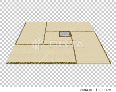 Diagonal view of teahouse (with hearth) Diagonal view of teahouse (with hearth) 120885261