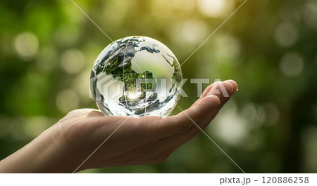 環境保護イメージ サステナブル エコ SDGs 120886258