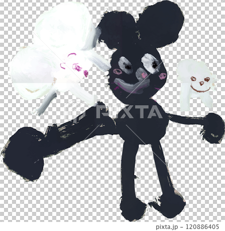 子供の描いたネズミの絵 子供の描いたネズミの絵 120886405