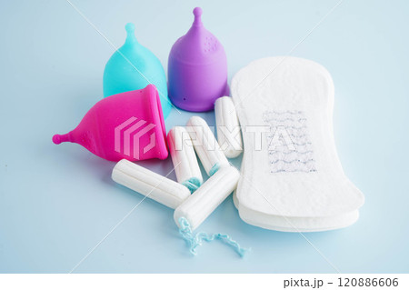 Sanitary hygiene set for woman menstrual period cycle protection. 120886606