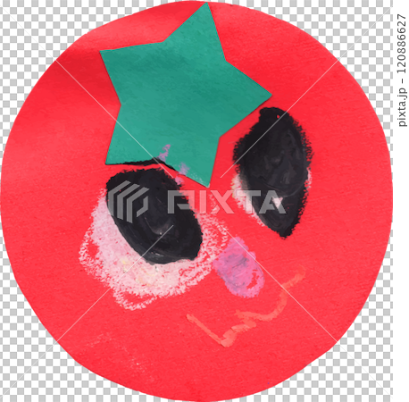 兒童製作的西紅柿 120886627