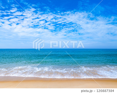 Amazing sea surface in summer season background,Nature waves sea beach background,High angle view waves seascape nature view,Wide angle drone shot,Top view beach sand Amazing sea surface in summer season background,Nature waves sea beach background,High angle view waves seascape nature view,Wide angle drone shot,Top view beach sand 120887384