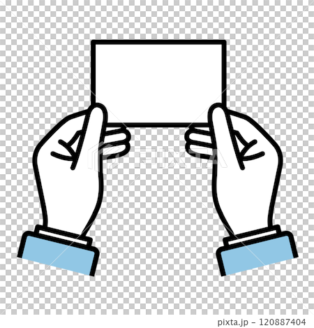 交換名片的手 120887404