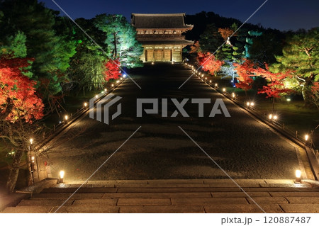 【京都府】仁和寺紅葉ライトアップ(二王門) 【京都府】仁和寺紅葉ライトアップ(二王門) 120887487