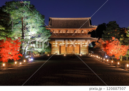 【京都府】仁和寺紅葉ライトアップ（仁王門） 120887507