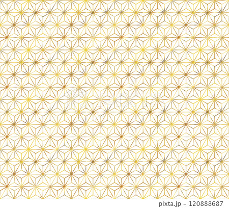 麻の葉文様　H-6 120888687