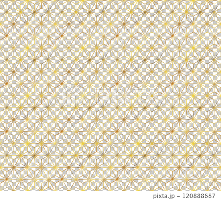 麻の葉文様　H-6 120888687