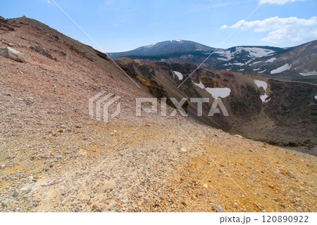 福島の西吾妻連峰、吾妻小富士と東吾妻山 福島の西吾妻連峰、吾妻小富士と東吾妻山 120890922