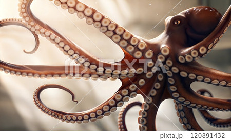 Octopus Closeup 120891432