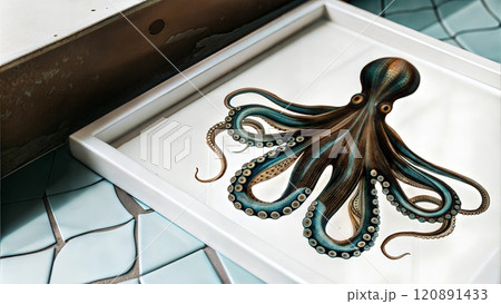 Octopus in a Frame 120891433