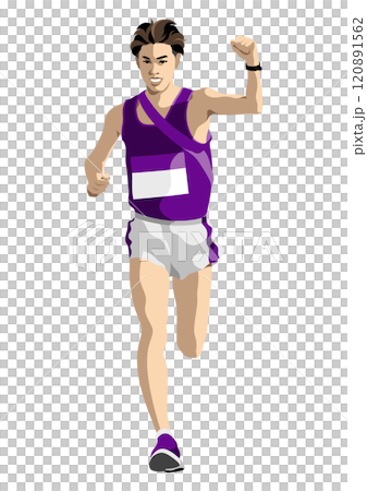 Relay race runner Relay race runner 120891562