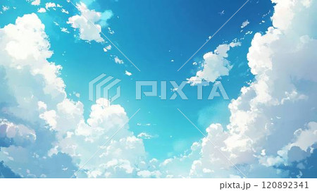 【風景・壁紙】空と雲 120892341