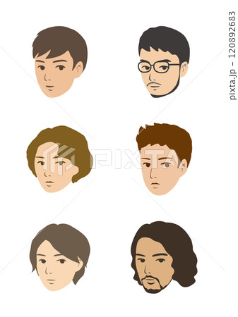顔/アイコン/イラスト/男性 顔/アイコン/イラスト/男性 120892683