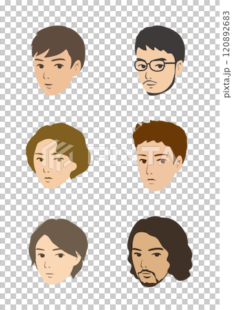 Face/icon/illustration/male 120892683