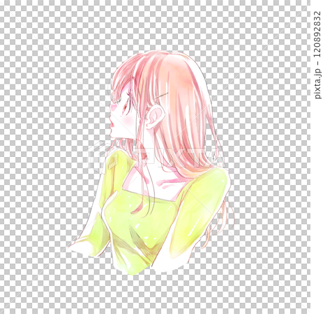 驚く女性 120892832