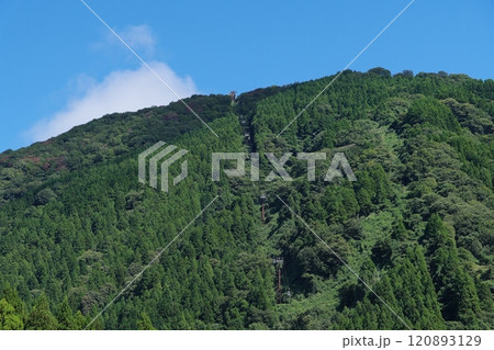ふもとから眺める獅子吼高原　石川県白山市 120893129