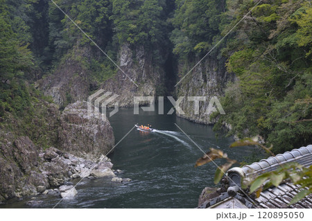 瀞峡　遊覧船　奈良県十津川村 120895050