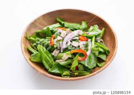 ほうれん草とベーコンのサラダ ほうれん草とベーコンのサラダ 120896154