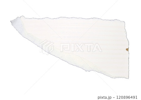 white paper ripped torn isolated on white background white paper ripped torn isolated on white background 120896491