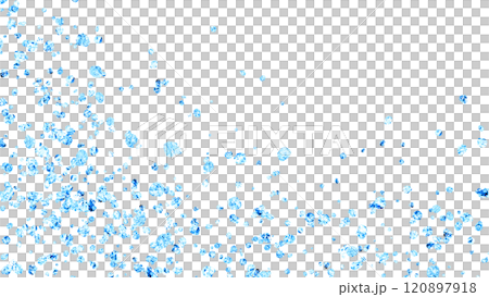 Sparkling blue splash background material 120897918
