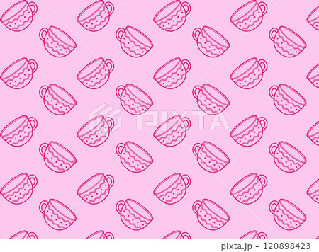 Pattern cup. Vector Christmas illustration Pattern cup. Vector Christmas illustration 120898423