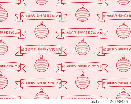 Merry Christmas pattern. Vector Christmas illustration 120898426