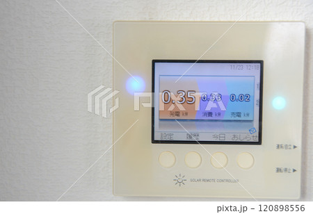 太陽光発電の量が分かるリモコンコントローラー・ソーラーリモートコントローラー 太陽光発電の量が分かるリモコンコントローラー・ソーラーリモートコントローラー 120898556