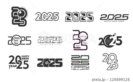 2025 year numbers set for New Year calendar or greeting text for winter holiday, vector icons. Happy New Year 2025 creative font with Christmas bauble decoration for calendar page or holiday poster 2025 year numbers set for New Year calendar or greeting text for winter holiday, vector icons. Happy New Year 2025 creative font with Christmas bauble decoration for calendar page or holiday poster 120899128