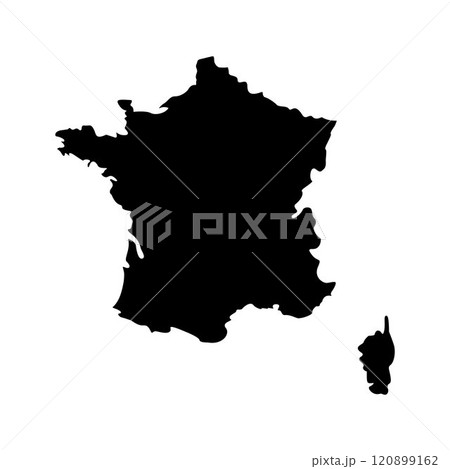 black of map france vector element design black of map france vector element design 120899162