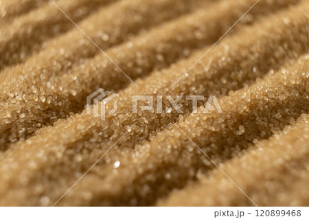 Abstract Cooking Background, Brown Cane Sugar Texture. 120899468