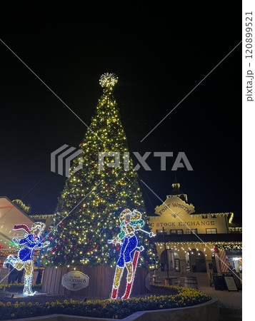 屋外にあるクリスマスツリー 屋外にあるクリスマスツリー 120899521
