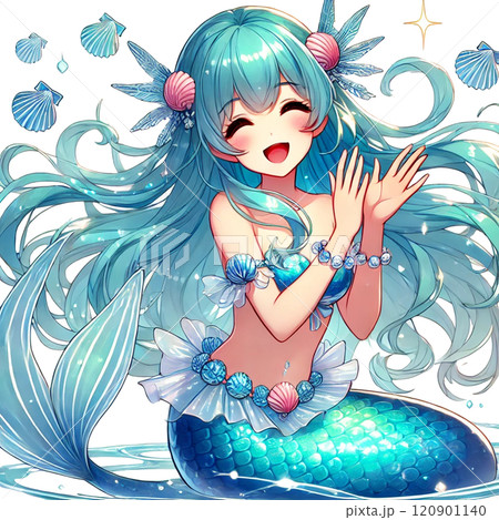 深海の歌姫 人魚のイラスト素材 [120901140] - PIXTA