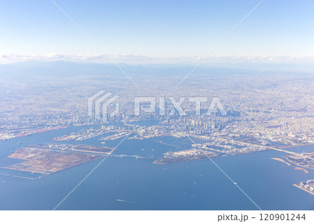 東京湾空撮 120901244