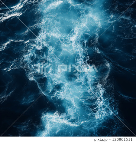 Blue sea water texture. Natural texture of stormy sea surface 120901511