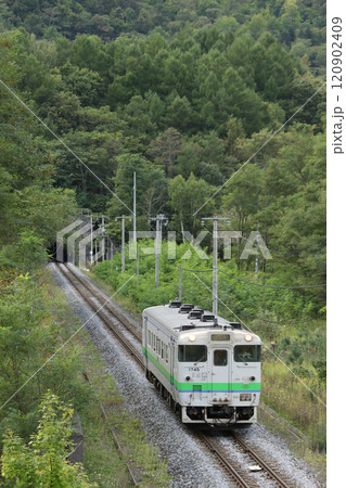 根室本線普通列車 JR根室本線 キハ40 引退間近 根室本線普通列車 JR根室本線 キハ40 引退間近 120902409