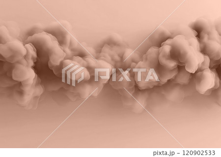 Swirling mocha mousse brown dust clouds create an elegant dynamic composition 120902533
