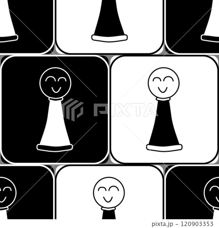 seamless pattern chess. vector 120903353
