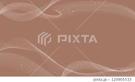 Abstract Background in the Trendy Color of the Year 2025 with Flowing Lines and Sparkles 120905533